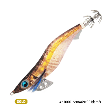 エギ王K　3．0号　シャロータイプ(001金アジ)